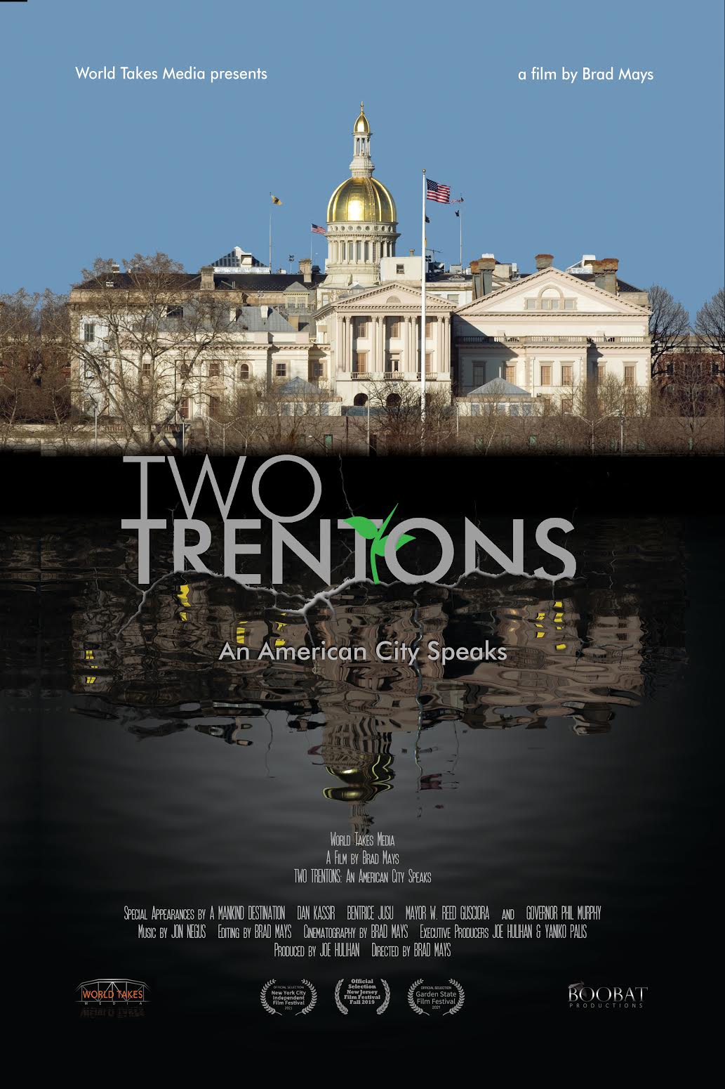 Watch Two Trentons online. “Two Trentons” is a hard-hitting look at a city desperate to redefine itself – through art, music, education, and prison reform – from its all-too-familiar image as a blighted, urban lost cause of decay, violence, hopelessness and moral decline. Featuring numerous interviews with city planners, clergymen, scientists, mental health professionals, artists, musicians, educators, and non-profit volunteers, the experiences of the people who live, work and struggle in Trenton are movingly expressed with eloquence and urgency. “Two Trentons” doesn’t flinch from truth-telling, nor from giving people an opportunity to have their say. Featuring never-before-seen footage of the tragic 2018 Art All Night shooting and aftermath, the film works intellectually, dramatically, and on a visceral level. Filmed across two years, “Two Trentons” looks at the life-defining struggle between mindsets for the survival of a community.
